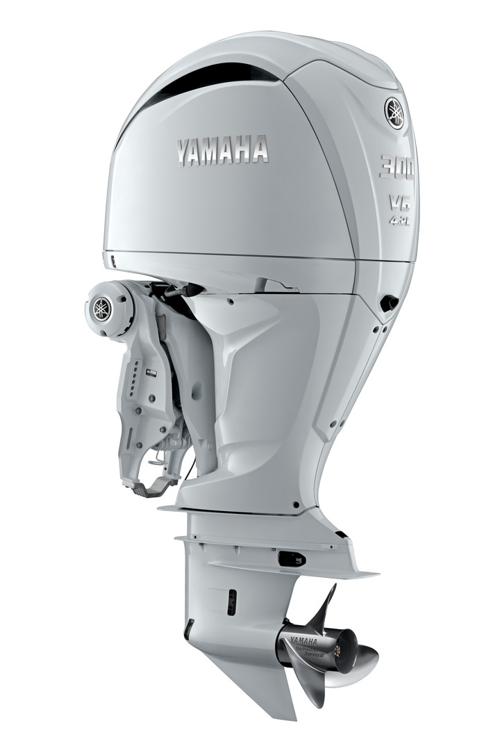 F300XSB2 - White Yamaha High Horsepower Four Stroke 300 HP Extra-Long Shaft